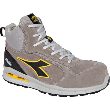 Chaussures de sécurité hautes RUN A.BOX MID S3S FO SR ESD grises DIADORA - 182529 C8700 45