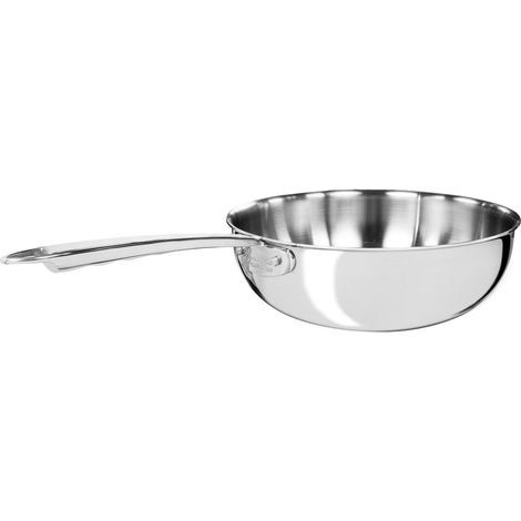 AGNELLI Padella Mantecare Aluinox 3ply Lucido con 1 Manico D 24 Cm (1/5)