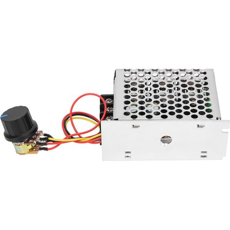 Régulateur de vitesse PWM 9-55V pour moteur DC haute puissance, variateur de tension réglable, contrôleur de vitesse avec interrupteur (1/5)
