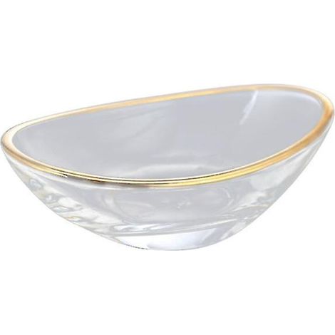 1 assiette à trempette en verre (1/3)