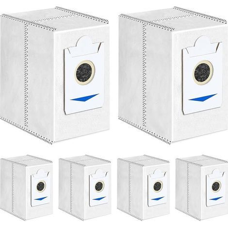 6 Sacs pour Ecovacs DEEBOT T30 Pro Omni, T30 Omni Robot Aspirateur Accessoires, 3,4L Grande Capacité Sacs à Poussière Pièces de R (1/5)