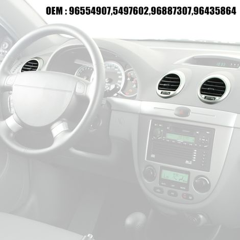 Bocchetta di ventilazione centrale in ABS per Chevrolet Optra 2003-2007 Miglioramento del flusso d'aria Riferimento 96887307 (1/5)