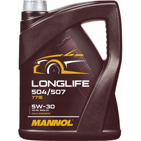 Olio motore per autoveicoli Mannol 5W30 longlife 504/507 O.E.M. PER VW, AU 4 litri (7715) (sintetico)