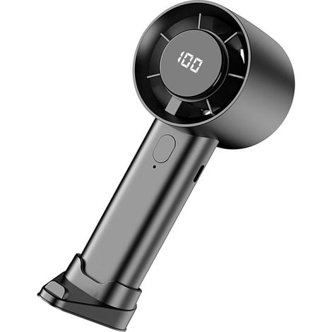 Ventilateur portable USB rechargeable main silencieux mini ventilateur réglable multi-vitesses usage personnel voyage vacances cadeaux été léger (1/5)