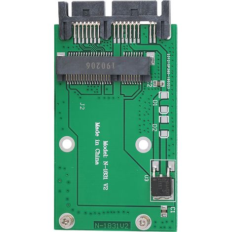 Adaptateur Mini MSATA vers Micro SATA 1,8 pouces, carte convertisseur interface disque (1/5)