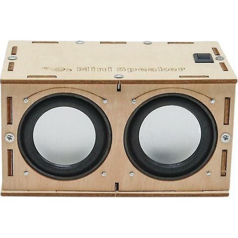 Kit d'enceinte Bluetooth à monter soi-même, amplificateur électronique, boîte en bois portable (1/5)