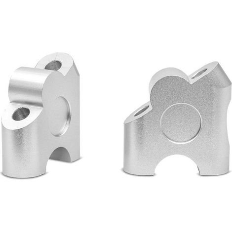Rialzi di LV1 per BMW G 310 GS / R rialzo 30mm argento alluminio