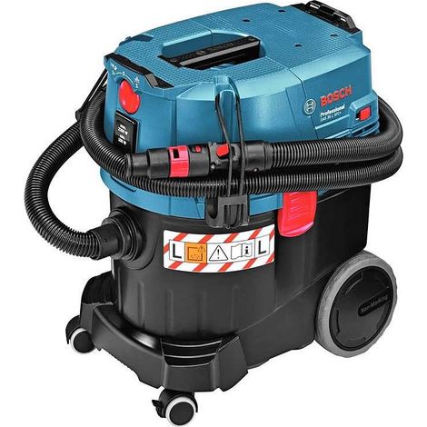 Bosch – Aspirateur eau et poussières 35L – Puissance 1380W – Dépression 254 mbar – Système SFC+ pour nettoyage filtre – Pour chantiers humides (1/10)