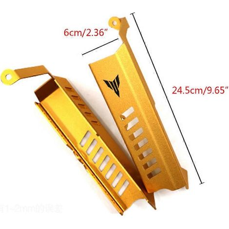 Filet de protection pour réservoir de liquide de refroidissement de radiateur Yamaha MT09 2013-2016 (1/4)