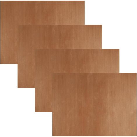 4 Pièces Papier Cuisson Reutilisable Four 30x40cm, Feuille Cuisson Antiadhésifs Résistant à la Chaleur Peut être Coupé à la Taille, Tapis de Four Permanent pour Plaque de Cuisson au Four (1/5)
