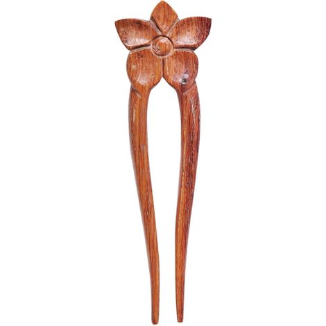 Handgefertigte Haarnadel, Haargabel, Haarstab aus Holz, Haaraccessoires (1/4)
