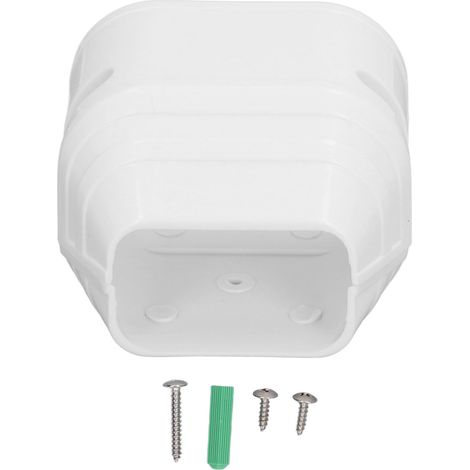 Ensemble d'accessoires de protection pour tuyaux PVC intérieurs et extérieurs de climatiseur, série 80 (1/5)