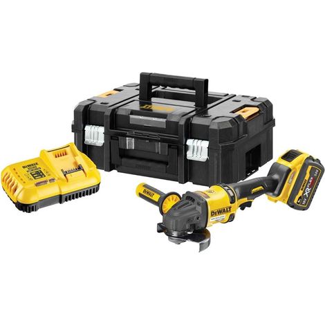 DeWalt DCG418X1 54v 125mm XR FlexVolt High Power Grinder - 1x 9.0ah Tstak Case (1/4)