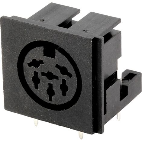 Connfly DS1093-07-BN60X Prise encastrée embase femelle horizontale Nombre de pôles: 6 noir 1 pc(s) T (1/3)