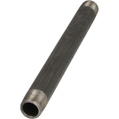 Double nipple de tuyau noir 3/8'' x 200 mm