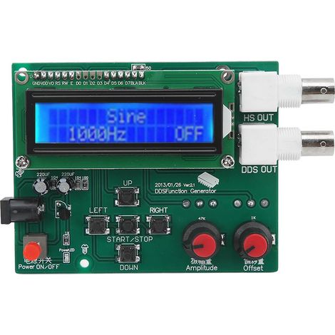 Module générateur de signaux fonctionnels DDS, fréquencemètre, compteur, 1 Hz à 65 534 Hz (1/4)