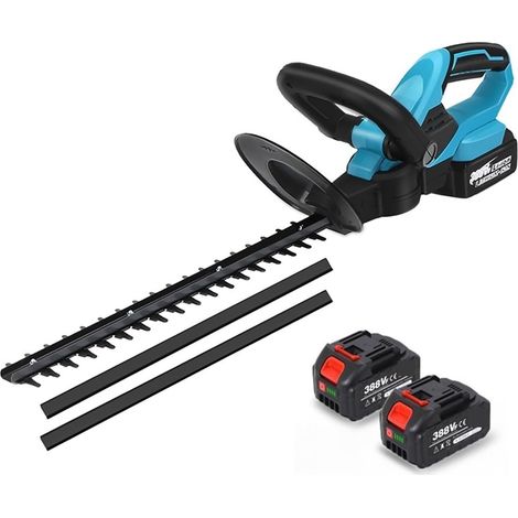 21V sans Fil Taille-haie ménage Jardin Tondeuse scie à élaguer Tondeuse à Gazon électrique Taille-haie Outil de Jardin (Color : Without Battery Set, Size : 1 UK) (1/5)
