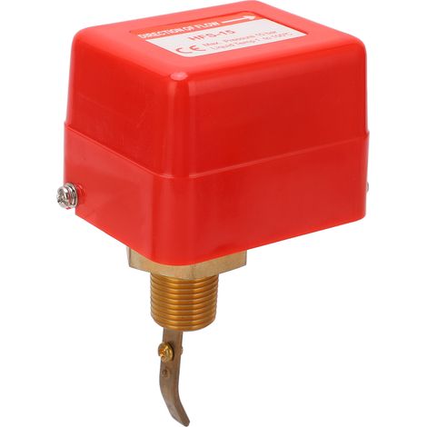 Interrupteur de débit à palette en laiton, contact SPDT 15A, régulateur de flux pour climatisation centrale 220VAC (1/5)