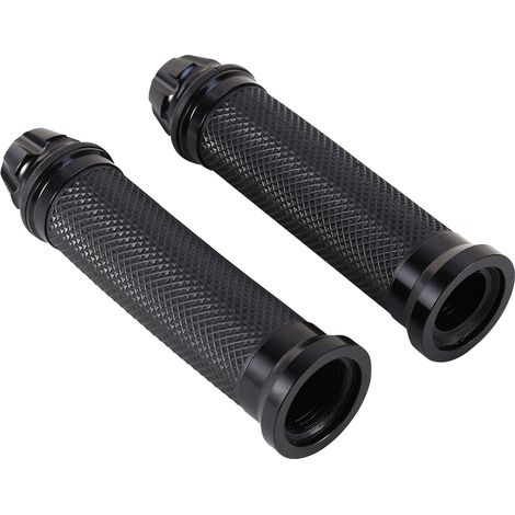 Paar universelle schwarze Motorrad-Lenkergriffe Auto-Styling-Zubehör (1/5)