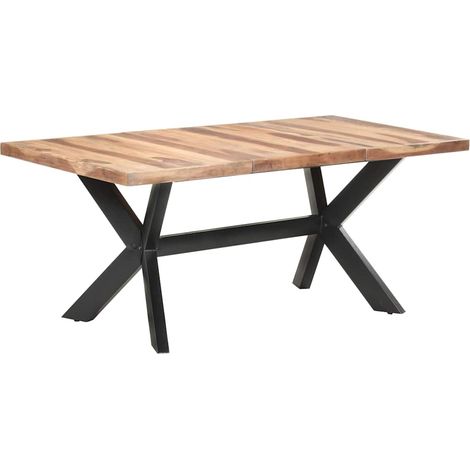 321548 Dining Table 180x90x75 cm Solid Wood with Honey Finish vidaXL