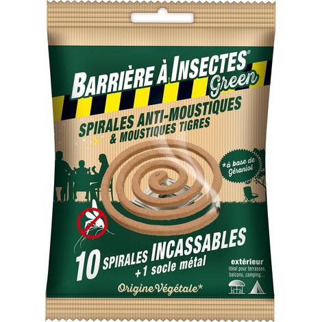 Spirali Anti-Zanzare 10 pezzi BARRIERA PER INSETTI