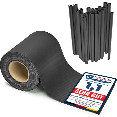 Brise Vue Jardin Balcon PVC 19 cm Rouleau 35 m 450 g/m² GD-0173 (1/5)