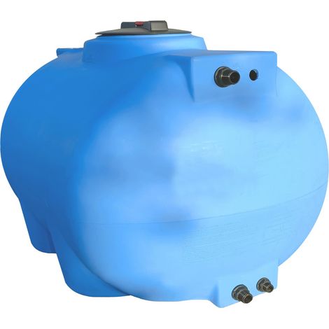 Kit pompa + press control + 300 L orizzontale Serbatoio Polietilene Acqua