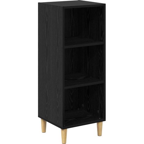 Maison Exclusive - Credenza Rovere Nero 34,5 x 32,5 x 90 cm Legno multistrato