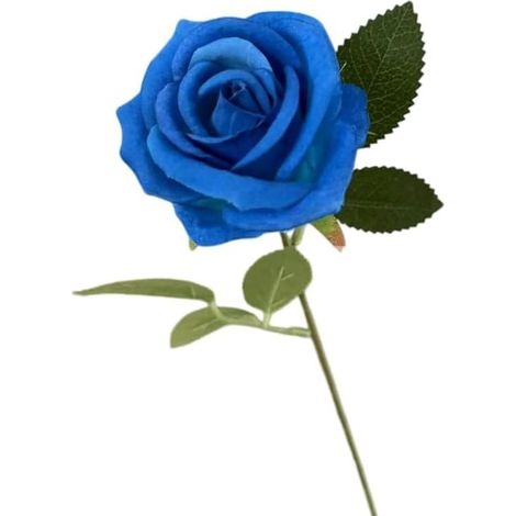 Artificial Silk Peony Bouquet 32cm Realistic (blue) (1/5)
