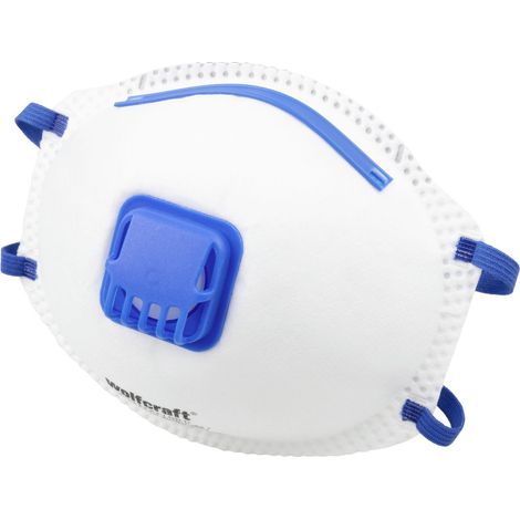 wolfcraft Feinstaubmasken FFP2 V (CE) (15 Stück) - 4948000 (1/3)