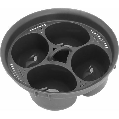 Jeffergarden Panier à vapeur multifonctionnel de qualité alimentaire PP 4 moules à oeufs accessoire de chaudière à oeufs à vapeur pour TM5-DOU
