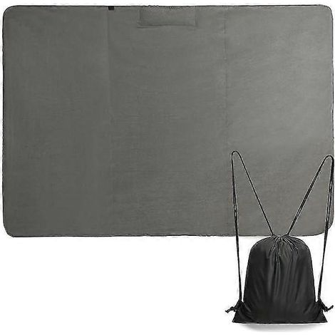 Tapis de pique-nique imperméable à capuche, pliable et portable, 110 x 160 cm. (1/5)