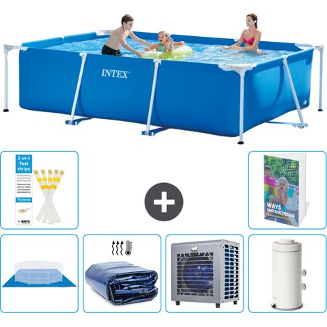 Intex Piscina con estructura Rectangular - 300x200x75 cm - 7-piezas  S104 (1/5)