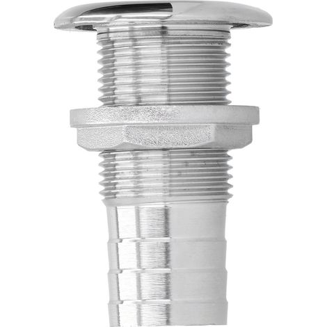 Bouchon de vidange de coque, sortie de 1 pouce, en acier inoxydable 316, résistant à la corrosion, convient aux bateaux et yachts. (1/5)