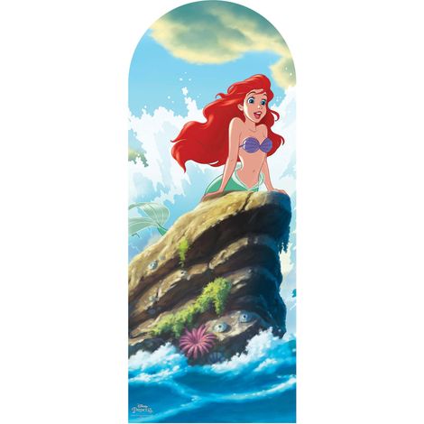 Figurine en carton Backdrop – Ariel La Petite Sirène - Haut 194 cm (1/5)