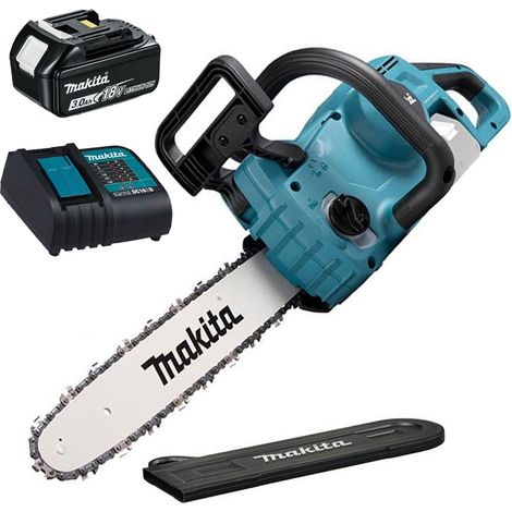 Makita 18v Cordless Chainsaw Brushless 350mm 35cm Cutting Guard + 3.0AH Battery (1/5)