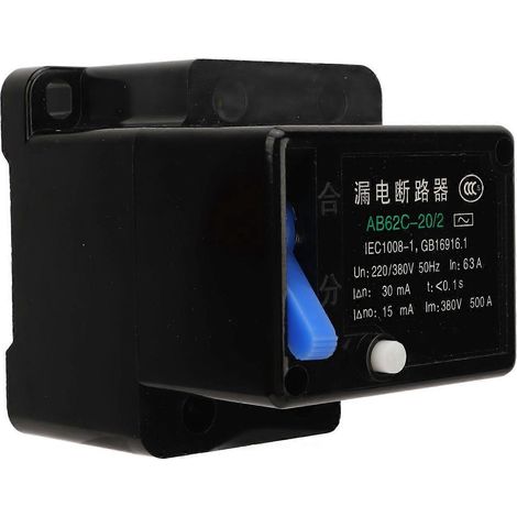 Disjoncteur MCB 2P 220V 380V triphasé à 4 fils avec protection contre les surcharges pour la sécurité domestique