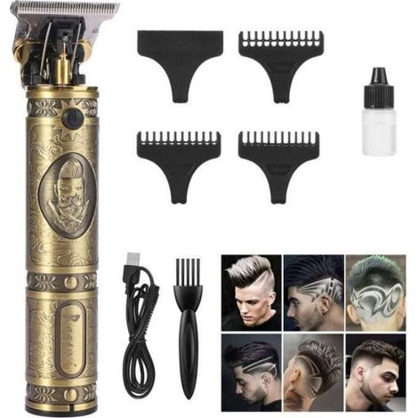 Tondeuses à tête chauve Kit de toilettage électriq (1/4)