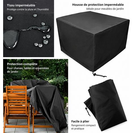 Housse de Protection pour Table et Mobilier de Jardin 150x90x80 cm Tissu Oxford 210D 150 90 80 1 kg – Livraison gratuite (1/4)