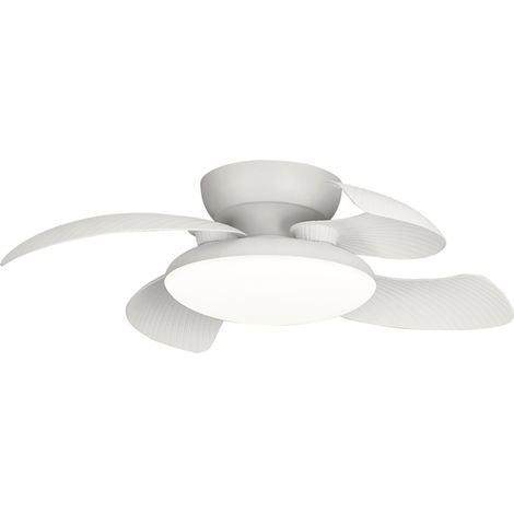 Ventilatore a Soffitto GORO LED 45W con Pale Richiudibili CCT 2700-5000K IP20 - Telecomando e Funzione Invernale Incluso - Rossini Group (1/2)