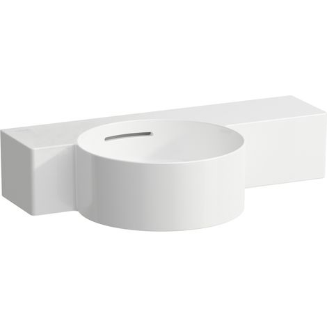 LAUFEN VAL lavabo con enjuague manual, 1 agujero para grifo a la (1/3)