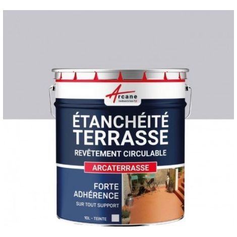 Rivestimento impermeabilizzante decorativo 10 litri grigio - Arcane