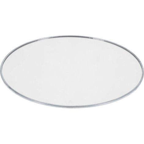 Kerzenständer aus Spiegel, silber, 25 cm