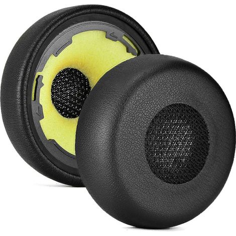 1 Paire de coussinets en cuir de remplacement pour casque Jabra Evolve 75 / 75+ / 75MS