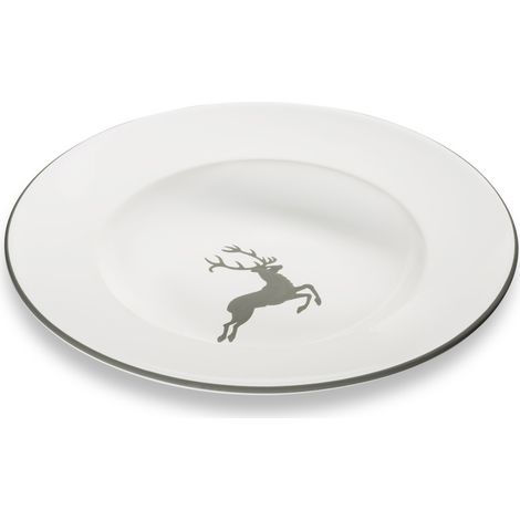 Gmundner Keramik Grauer Hirsch, Assiette à pâtes Gourmet (Ø 29cm) (1/3)