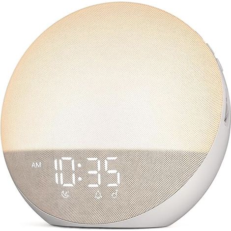 Réveil Simulateur d’Aube, Réveil Lumineux, Beige (1/5)