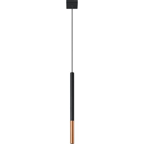 Lámparas colgantes Mozaica negro/cobre acero 1xG9 8cm Sollux (1/2)