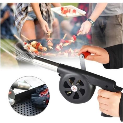 Souffleur Manuel Barbecue, Ventilateur de Barbecue, Convient Pour la Cuisine en Plein Air, Cheminée, camping, pour Soufflet De Feu (1/4)