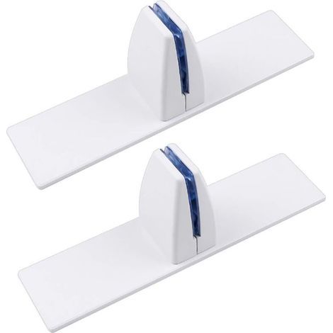 Support de Pince pour plexiglas, Pince de Table pour Protection Anti-Broche, Support en plexiglas, Support de Verre, Support de Serrage Verre Acrylique, Lot de 2 pièces,Weiss-ARCAN (1/5)