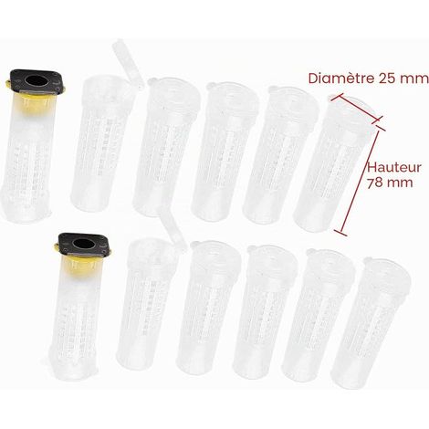 Set of Queen Beekeeping Cages Queen Bee Roller Cages (1/4)